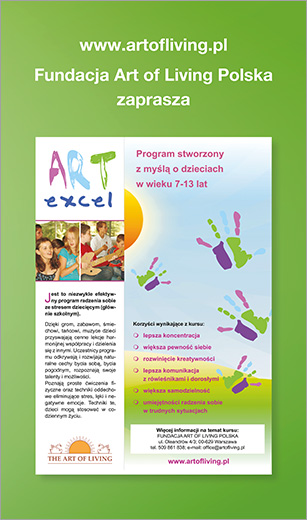 rollup Fundacja Art of Living Polska